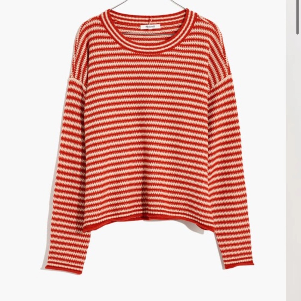 Madewell Seagrove Pullover Sweater in Stripe